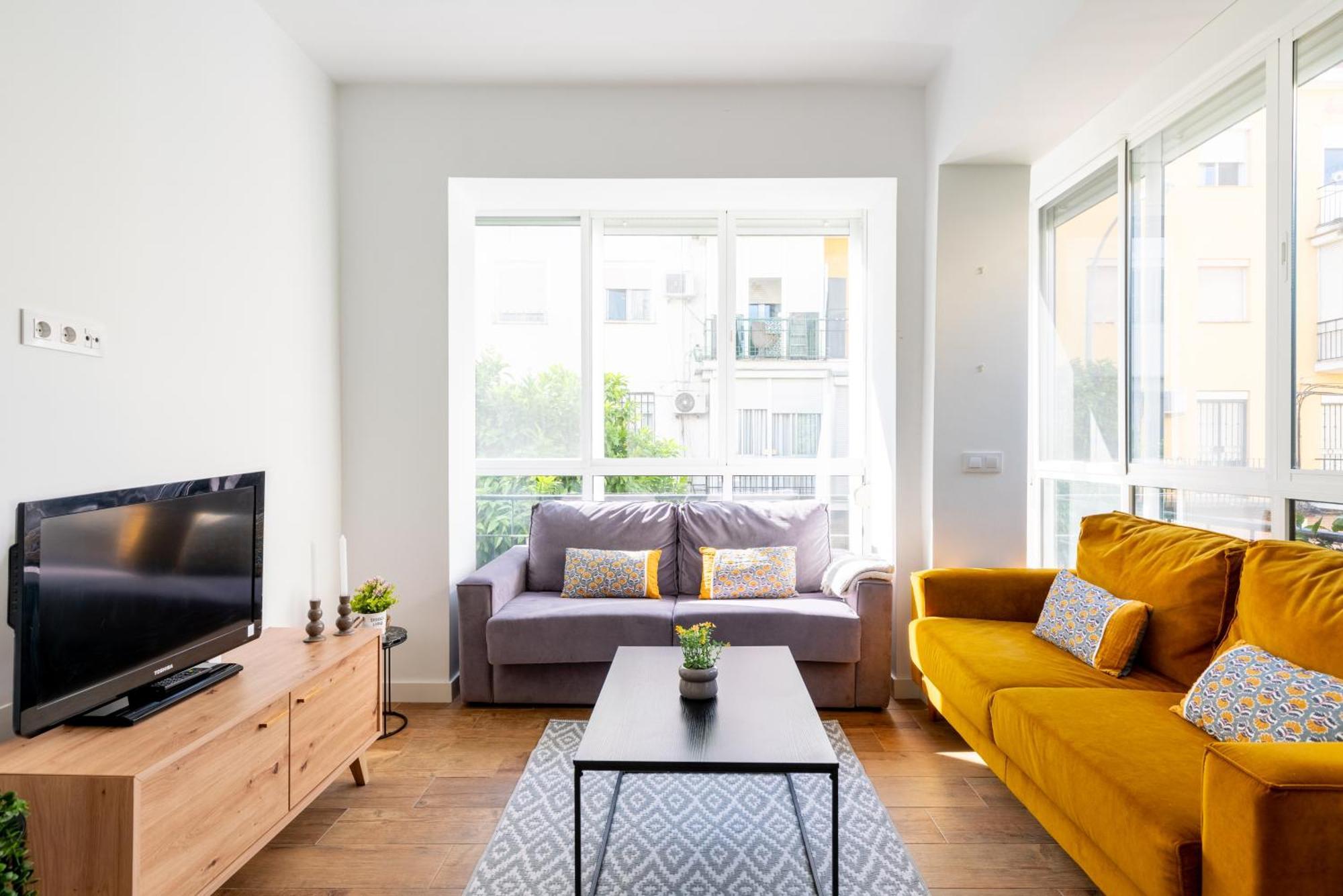 Confortable Apto. 3 Habitaciones Севилья Экстерьер фото