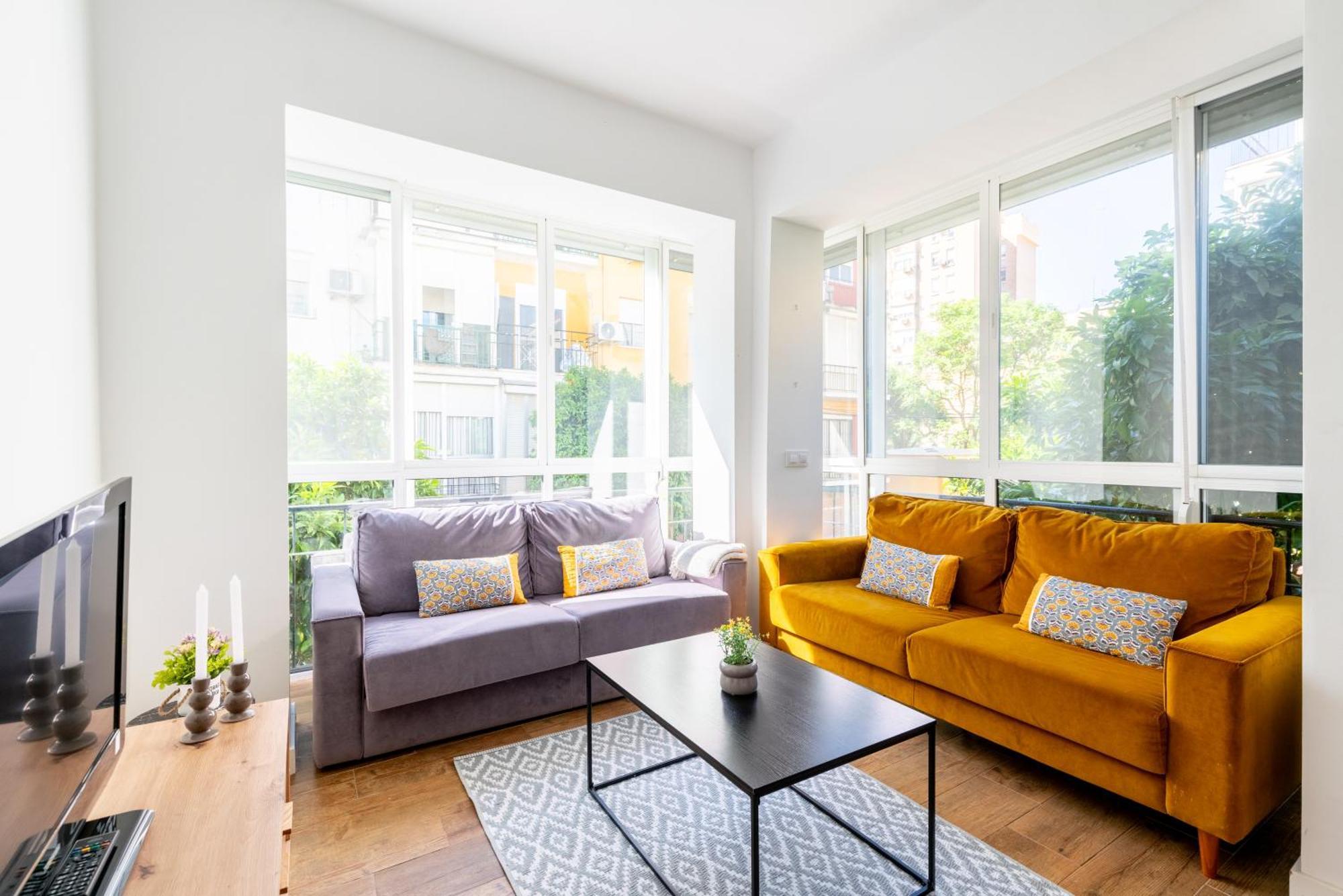 Confortable Apto. 3 Habitaciones Севилья Экстерьер фото