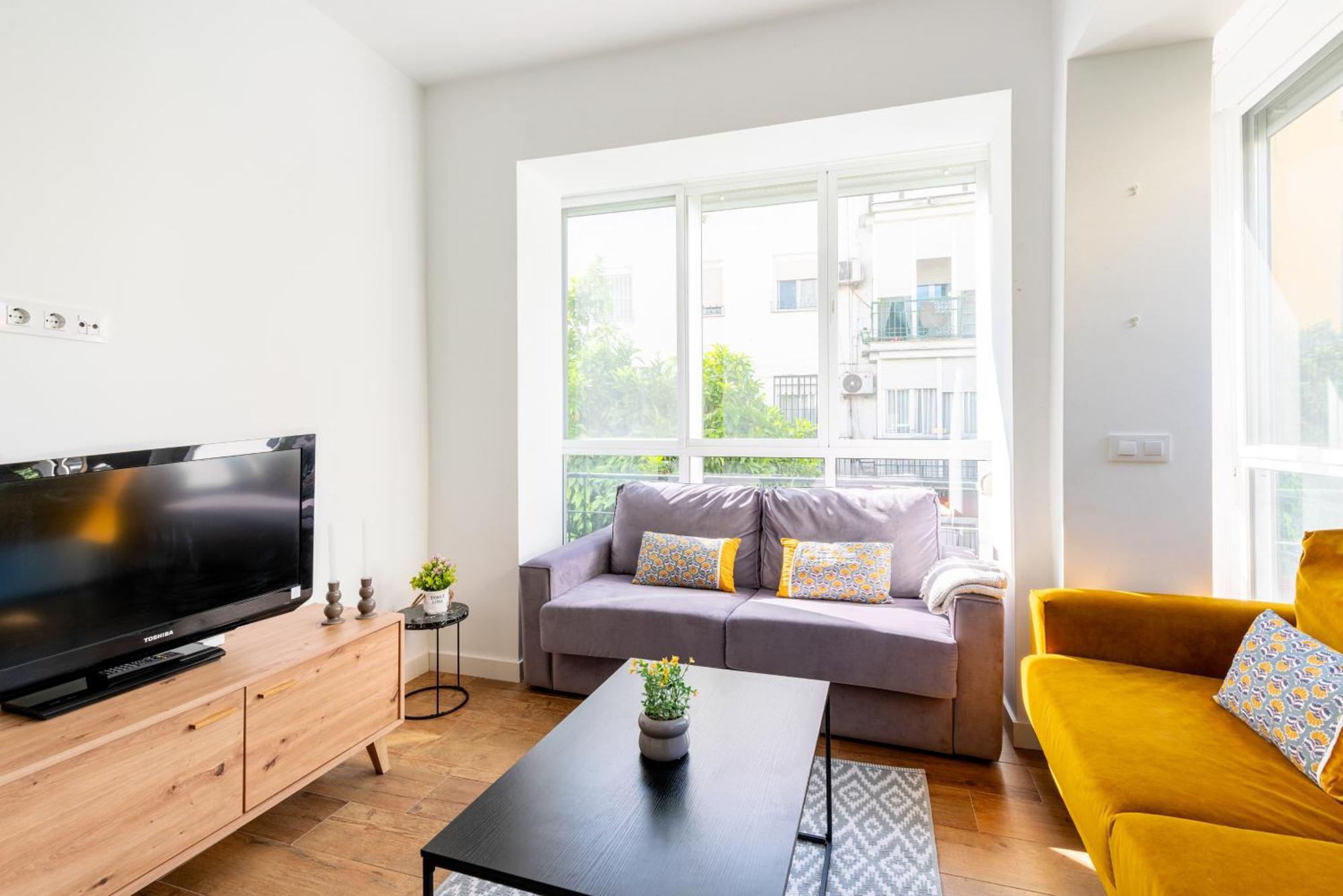 Confortable Apto. 3 Habitaciones Севилья Экстерьер фото