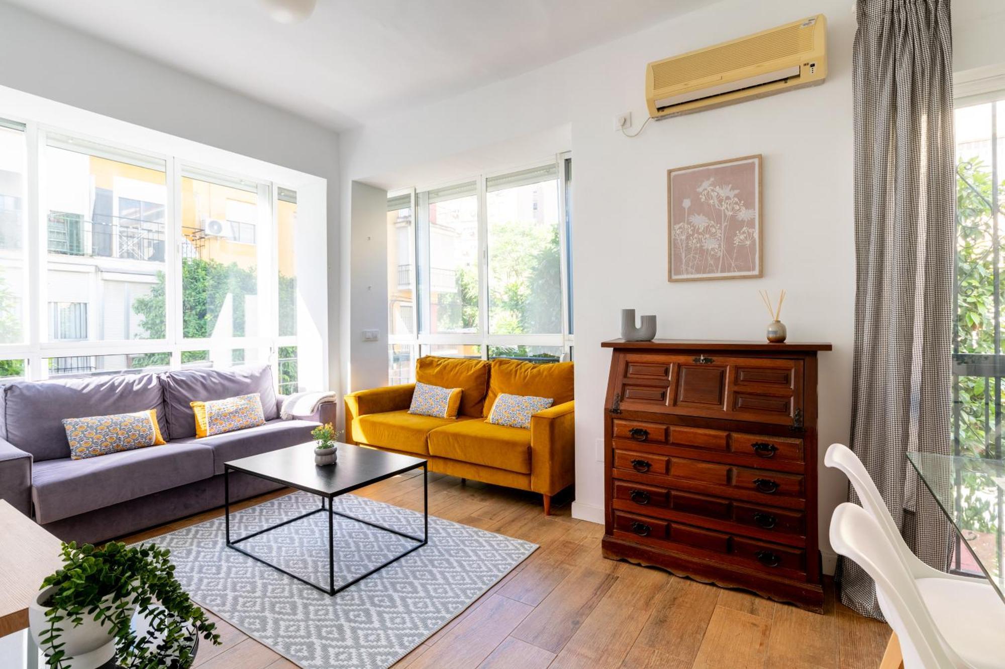 Confortable Apto. 3 Habitaciones Севилья Экстерьер фото